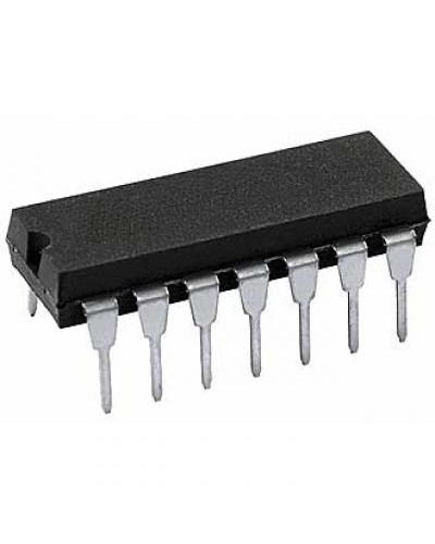 LM224N, Счетверенный ОУ общего применения Texas Instruments, корпус PDIP-14