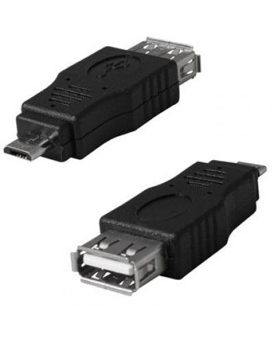 Разъём USB RUICHI USB 2.0 A(f)-micro USB B(m)