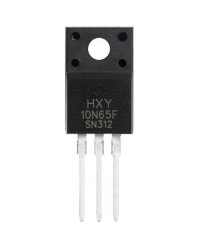 10N65, полевой транзистор (MOSFET) HXY, N-канал, 650 В, 10 А, 1.05 Ом, 32 нКл, корпус TO-220F