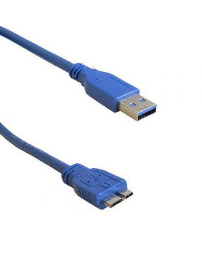 Компьютерный шнур RUICHI USB 3.0 A(m)-micro USB B(m), 1.8 м, чёрный