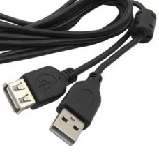 Кабель компьютерный USB соединительный с фильтром SZC USB-AF-USB-A(m), 1.8 м