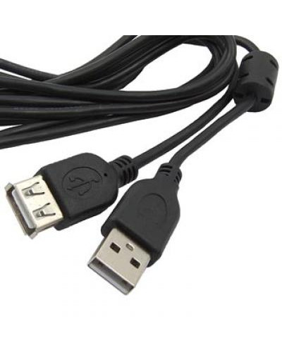 Кабель компьютерный USB соединительный с фильтром SZC USB-AF-USB-A(m), 1.8 м