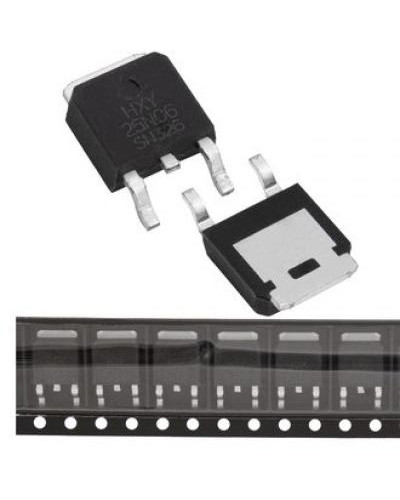 25N06, полевой транзистор (MOSFET) HXY, N-канал, 60 В, 25 А, 30 мОм, 12.6 нКл, корпус TO-252 (DPAK)