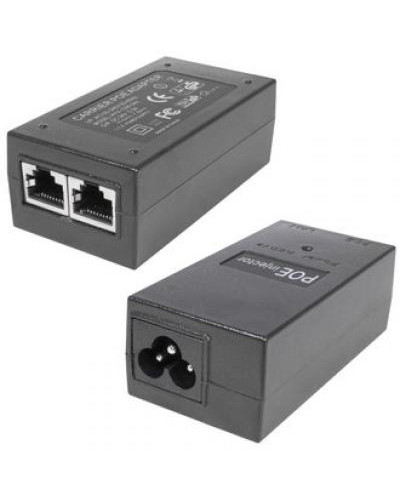 POE-инжектор RUICHI B004, 50х70х90 мм, 2 LAN-порта, 24 В, 12-24 Вт, разъем RJ45