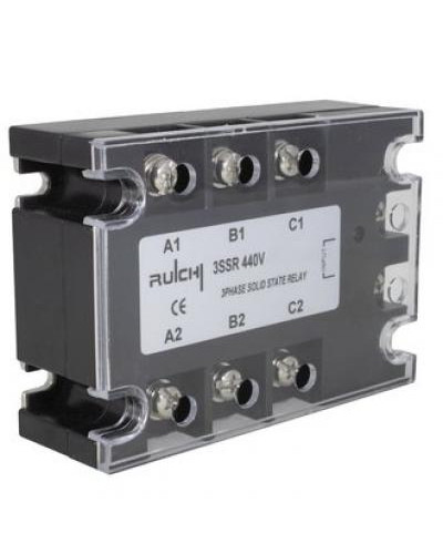 Твердотельное Реле RUICHI 3SSR 440V 60A (R)A4 (90-280v), 1000 МОм