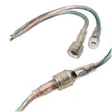 Разъём герметичный F/M 22AWG*4pins L170 мм IP65, 4 контакта