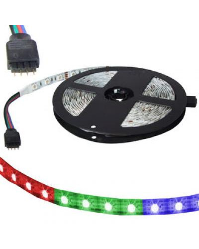 Светодиодная лента RUICHI, 5050, 300 LED, IP33, 12 В, RGB, катушка 5 м (цены указаны за 1 м)