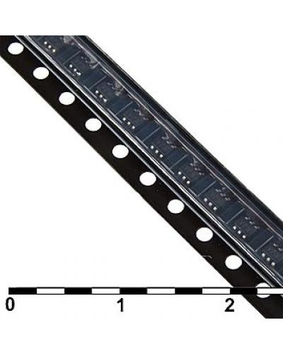 2N7002DW, полевой транзистор (MOSFET) HXY, N+N-канал, 60 В, 115 мА, 3 Ом, корпус SOT-363