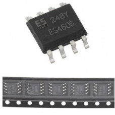 AO4606 Elecsuper полевой транзистор (MOSFET) N+P, 30 В / -30 В, 7.5 А / -4.6 А, 22 мОм, 5.2 нКл,  SOP-8