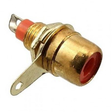 Разъём RCA RUICHI 7-0234R GOLD/RS-115G, 50 В