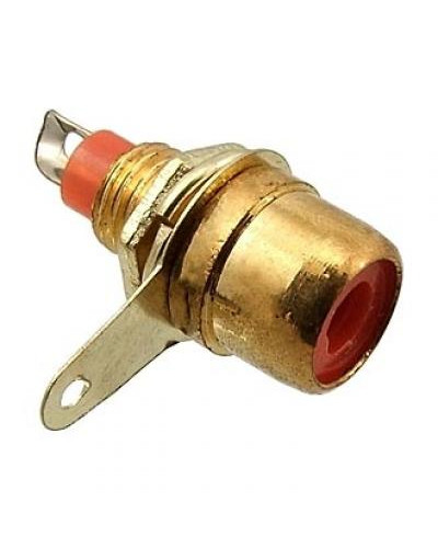 Разъём RCA RUICHI 7-0234R GOLD/RS-115G, 50 В