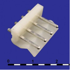 Разъём питания низковольтный RUICHI MPW-04 шаг 5.08 мм, 4 контакта