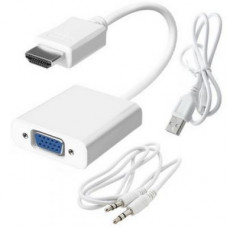 Разъём RUICHI HDMI(m)-VGA(f)+AUX