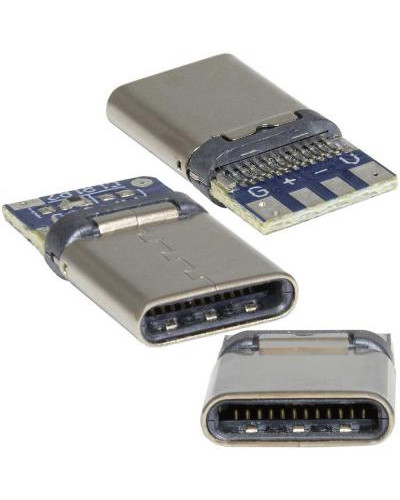 Разъём USB RUICHI USB3.1 TYPE-C 24PF-030, 24 контакта