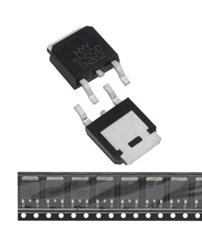 HXY5N50D HXY полевой транзистор (MOSFET), N-канал, 500 В, 5 А, 1.8 Ом, 13 нКл, TO-252 (DPAK)