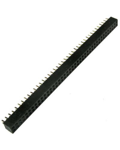 Гнездо для плат 2.00 мм RUICHI PBD2-80 (PBD2-2x40) 2.00 мм, 80 контактов