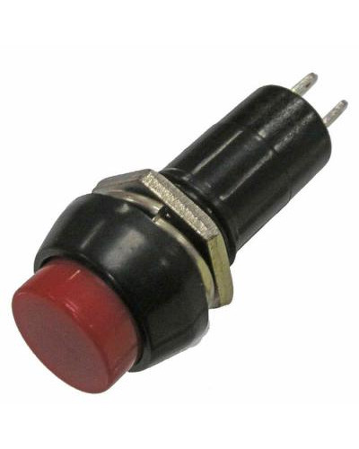 Кнопочный переключатель RUICHI PBS-11B, OFF-(ON), красный