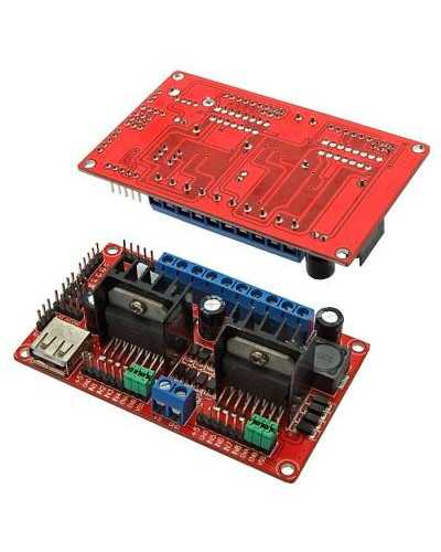 Электронный модуль L298N V3 / 4-DC motor driver, 2А