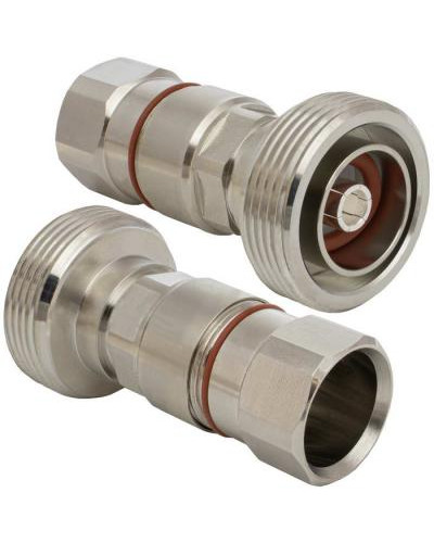 Высокочастотный разъем 7/16 DIN (розетка) RUICHI 25-J012V, 4 ГГц, 50 Ом, IP68, -40...+85 °C, монтаж на кабель, тип кабеля РК 50-12-33, корпус/контакт латунь