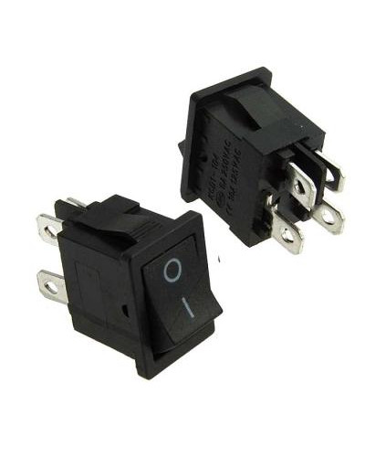 Клавишный переключатель RUICHI KCD1-201-4-C3 B/4P, ON-OFF
