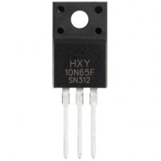 10N65, полевой транзистор (MOSFET) HXY, N-канал, 650 В, 10 А, 1.05 Ом, 32 нКл, TO-220F