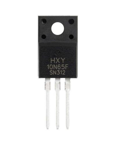 10N65, полевой транзистор (MOSFET) HXY, N-канал, 650 В, 10 А, 1.05 Ом, 32 нКл, TO-220F