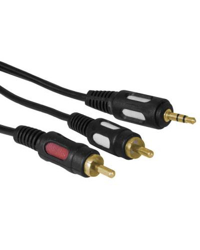 Аудио-видео шнур RUICHI Stereo 3,5 мм - 2 RCA, 1.5 м