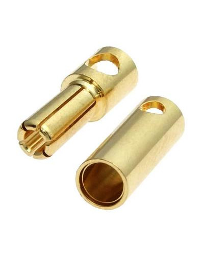 Разъём для RC моделей RUICHI Plug 5.0 M+F, металл