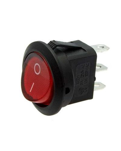 Клавишный переключатель RUICHI KCD1-102-8-C3-R/3P, ON-ON
