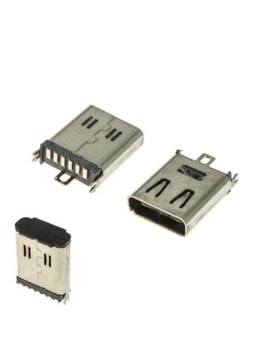 Разъём USB RUICHI USB3.1 TYPE-C 6PF-028, 6 контактов