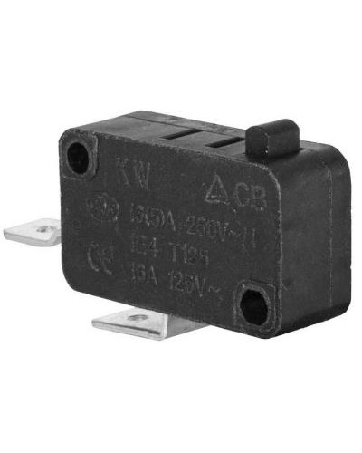 Микропереключатель RUICHI KW7-20, 16х10.5х28 мм, OFF-(ON), 2P, 250 В, 5 А, 30 мОм, -25...+85 °C