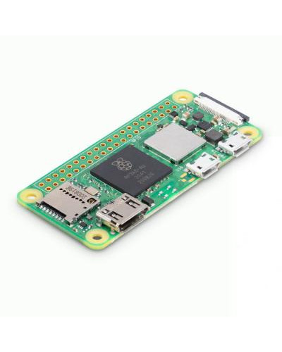 Одноплатный компьютер Raspberry Pi Zero 2 W, четырёхъядерный процессор 1 ГГц, 512 МБ   ОЗУ, модуль Wi-Fi и Bluetooth