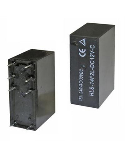 Электромагнитное реле RUICHI 14F2 (845) 12VDC 16A, SPDT