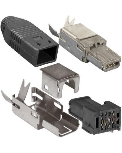 Разъём USB RUICHI USBA/Mini-SP, 4 контакта