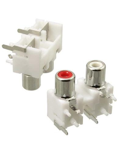 Разъём RCA RUICHI RCA-216 гнездо на плату (RS-212), 50 В
