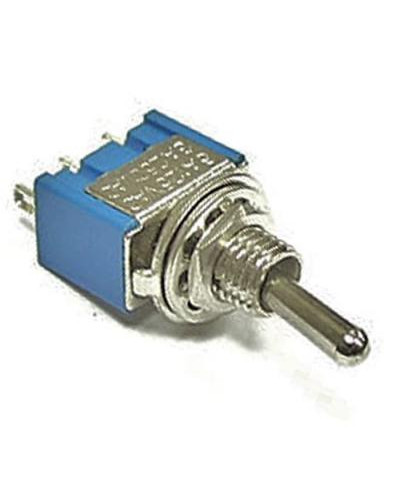 Микротумблер RUICHI STM-102, ON-ON, SPDT, 6 А, 250 В, 20 мОм, установочное отверстие 6 мм, 3 контакта