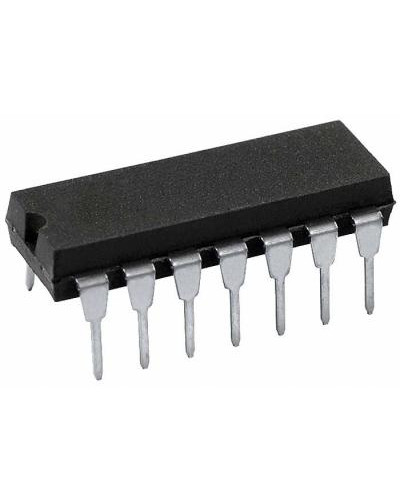 LM224N, Счетверенный ОУ общего применения Texas Instruments, корпус PDIP-14