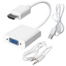 Разъём RUICHI HDMI(m)-VGA(f)+AUX