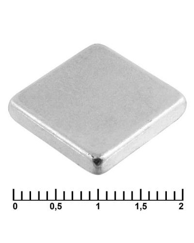 Магнит самарий-кобальтовый RUICHI, 15x15x3 мм, класс N35, квадратный
