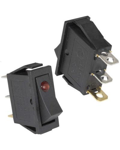 Клавишный переключатель RUICHI KCD3-101EN-B/3P, ON-OFF