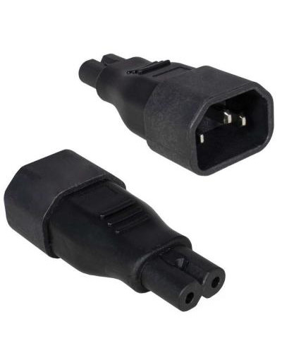 Переходник RUICHI AC-017 IEC-320 C7-C14, 3-х полюсной, 250 В, прямой