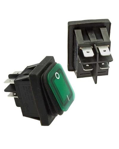 Клавишный переключатель RUICHI SB092, IP65, ON-OFF, 22x30 мм