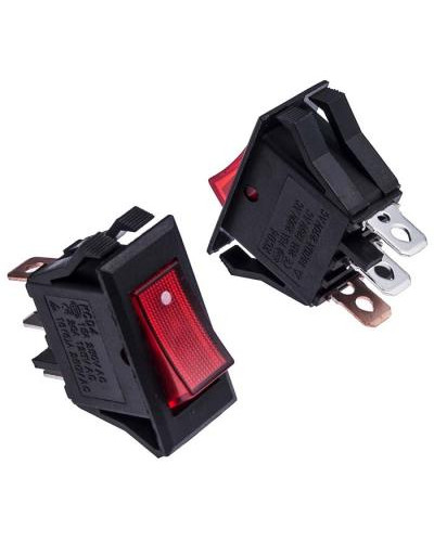 Клавишный переключатель RUICHI KCD3-101N-C2-R/3P, ON-OFF