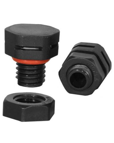 Клапан выравнивания давления RUICHI M10X1.5, PA66, платик, чёрный