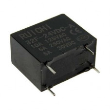 Электромагнитное реле RUICHI 32F (N/O) 24VDC 5A, SPST