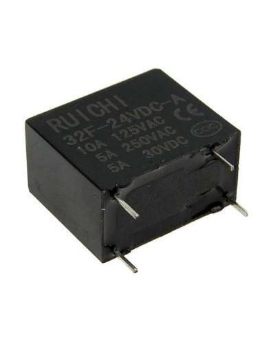 Электромагнитное реле RUICHI 32F (N/O) 24VDC 5A, SPST