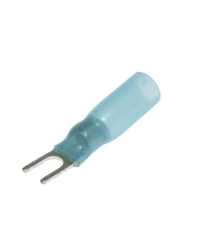Наконечник кабельный вилочный изолированный RUICHI SV2-3.5 HST, 27 А, 16-14 AWG, синий, латунь луженая