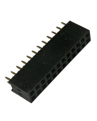 Гнездо для плат 2.54 мм RUICHI PBD 24 (PBD 2x12), 24 контакта