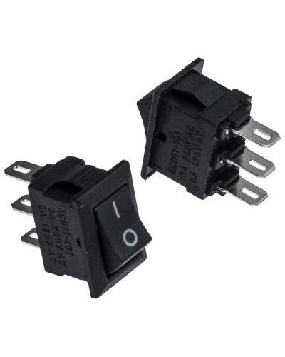 Клавишный переключатель RUICHI KCD5-101-C3-B/3P,  ON-OFF