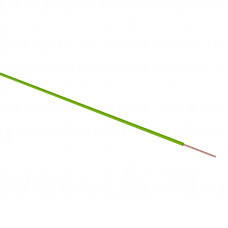 Провод ПГВА REXANT 1х0.50 мм², зеленый, бухта 100 м